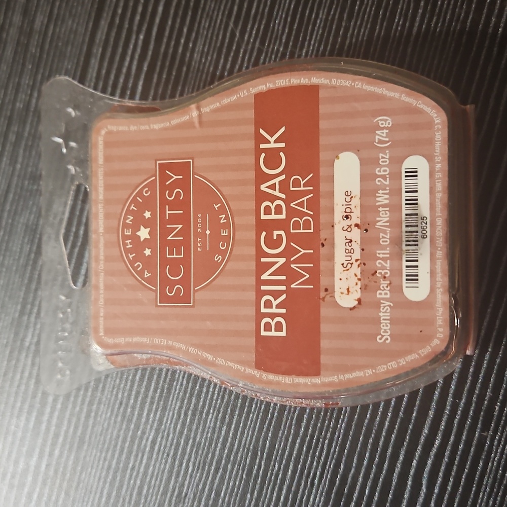 Sugar And Spice Scentsy wax